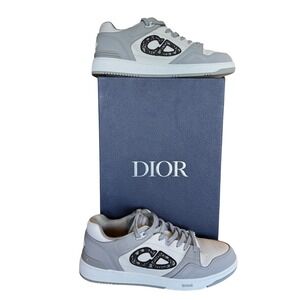 Dior‎ CD Gray Low Top Sneakers Men's Luxury Designer Shoes